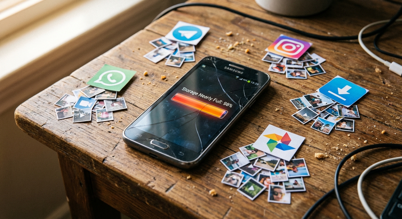 How To Fix “Storage Almost Full” On Android When You’ve Already Deleted Everything